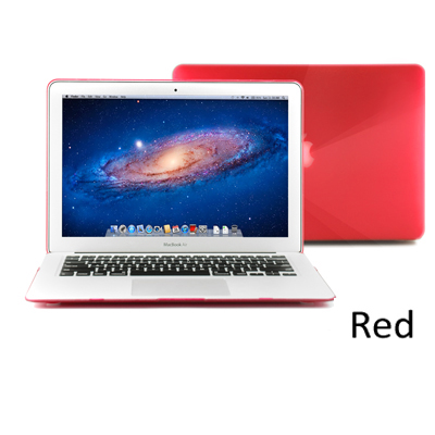 Crystal HARD CASE obal MacBook Air 13 red