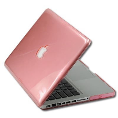 Crystal HARD CASE obal MacBook Pro 13 pink