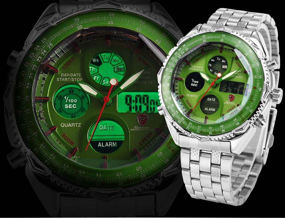 Hodinky SHARK SPORT DIGITIME GREEN 