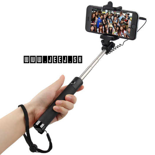 Teleskopická selfie tyč so spúšťou