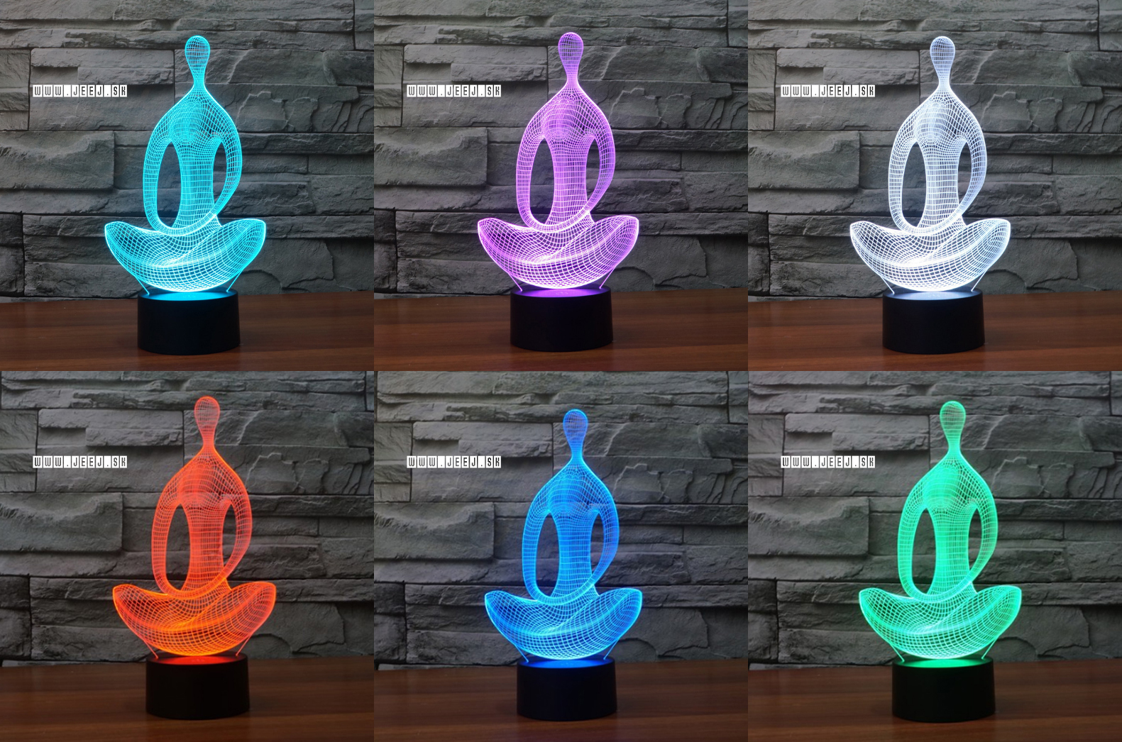 3D EFEKT LED lampa 