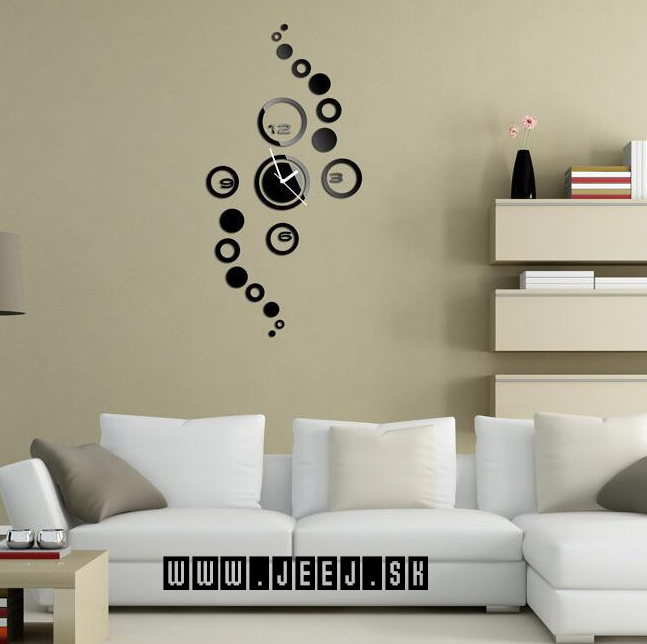 3D Hodiny nalepovacie