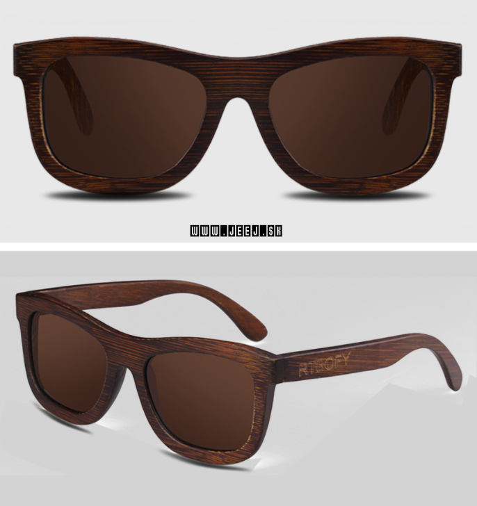 Bamboo unisex slnečné okuliare 