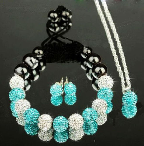 SHAMBALA set SILVER SEA BLUE