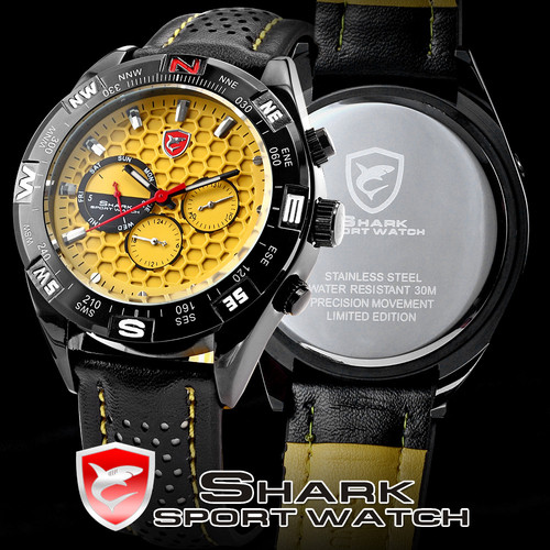 Hodinky SHARK ARMY Yellow 