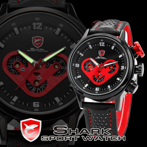 Hodinky SHARK SPORT BLACK RED 
